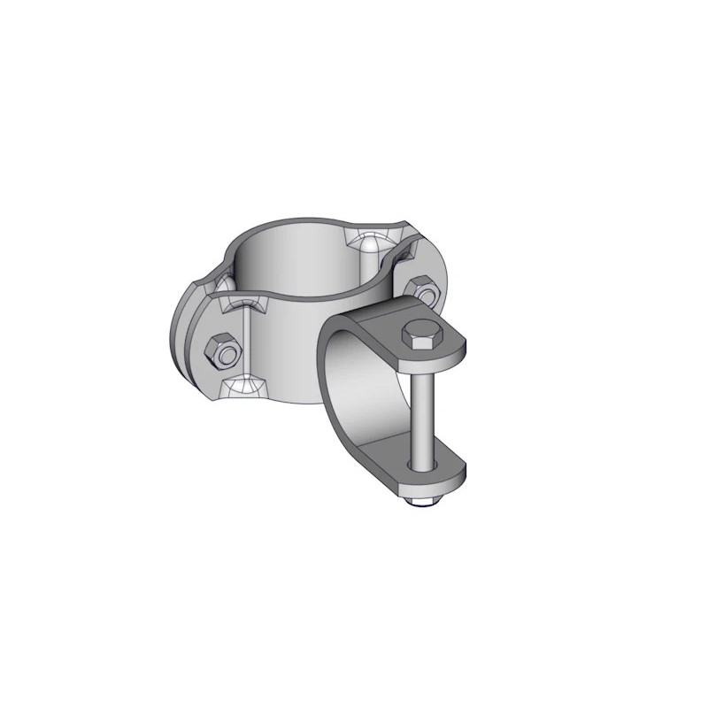 Obejma wzmacniająca do słupka Ø 76 mm – widok ogólny