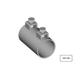 Rękaw złączki rurowej Ø 49 mm Jourdain – detal produktu do łączenia rur karkowych.