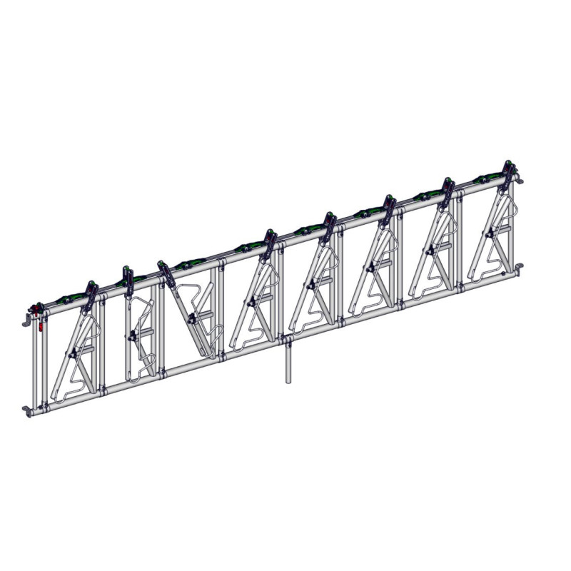 Drabina paszowa SAFETY 8/5 m Jourdain – widok z boku