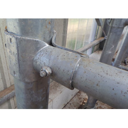 Para obejm TRÈFLE Ø 102 mm do przegrody jednostronnej JOURDAIN