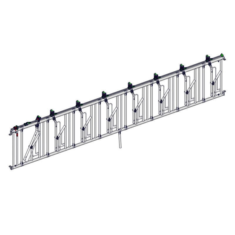 Drabina AXIAL II 8/6m Drabina AXIAL II 8/6m