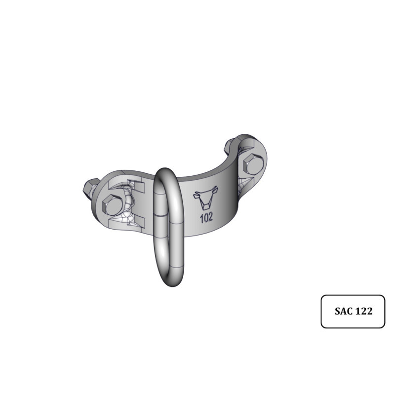 Półobejma OKRĄGŁA Ø 102mm STANDARDOWA