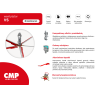 Wentylator VS średnica 6m marki CMP Animal Welfare